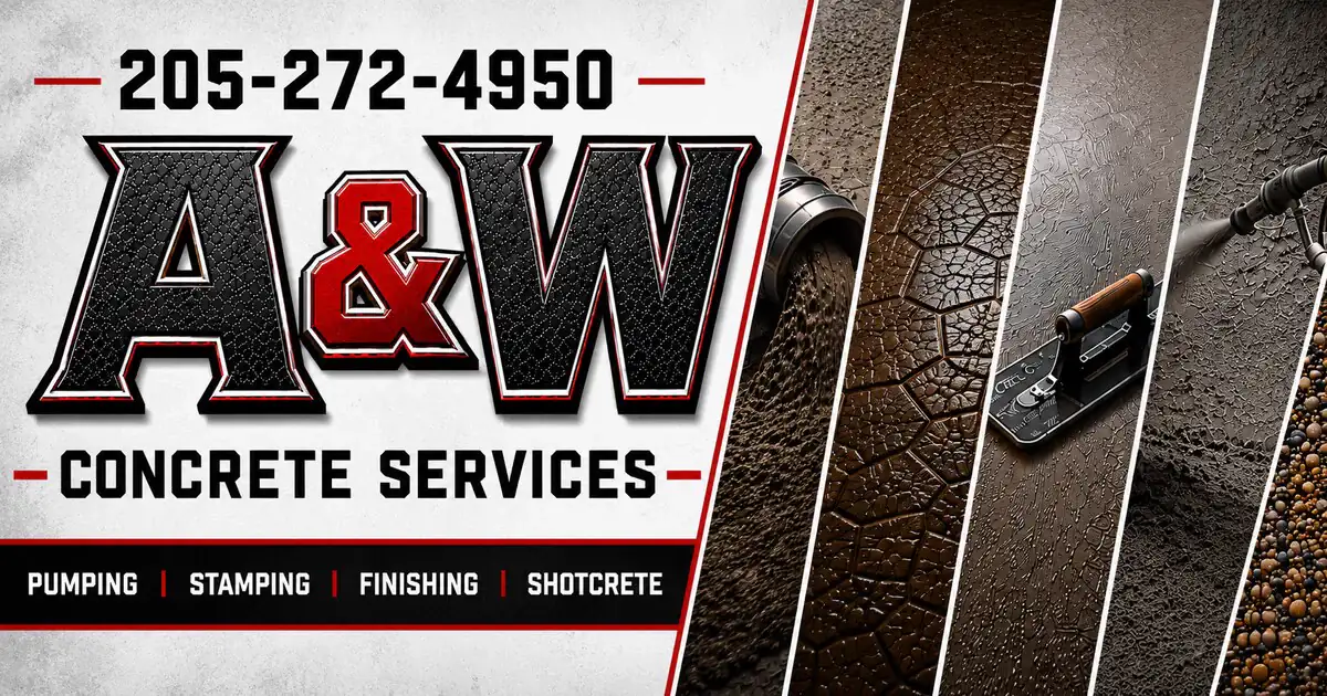 A&W Concrete website